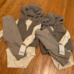 Brand NWT Carter Sherpa vest outfit